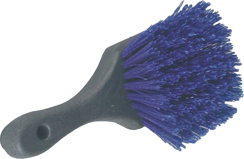ROUND POLY BRUSH W/8IN HANDLE 