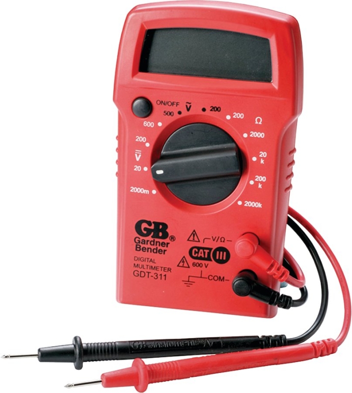 TESTER DIG W/9V BATT 3-FUNCTIN