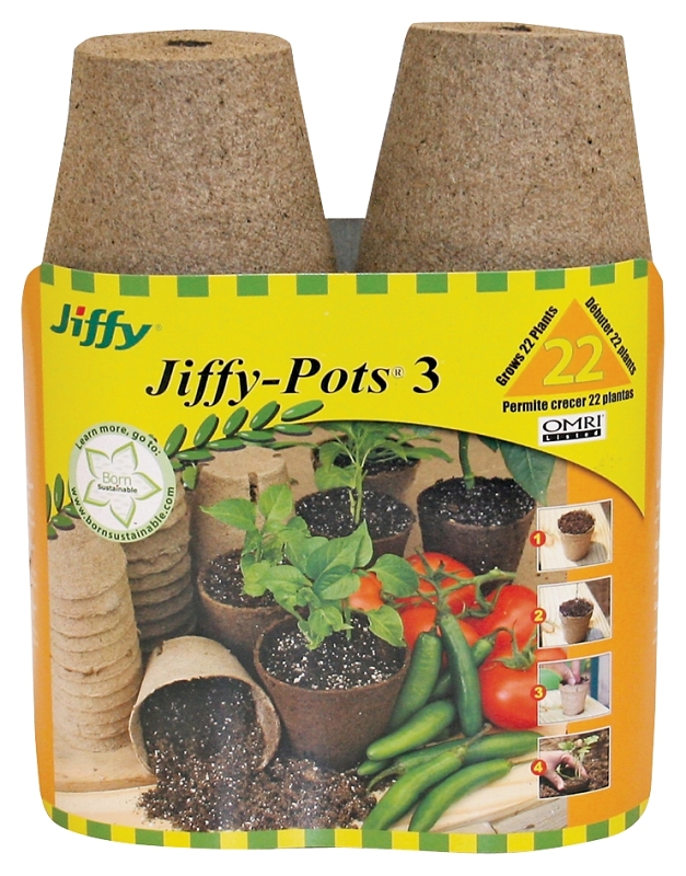 POTS PEAT ROUND JIFFY 3IN     