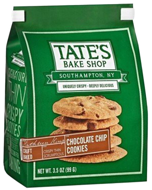 COOKIES CHOC CHIP TATES 3.5OZ 