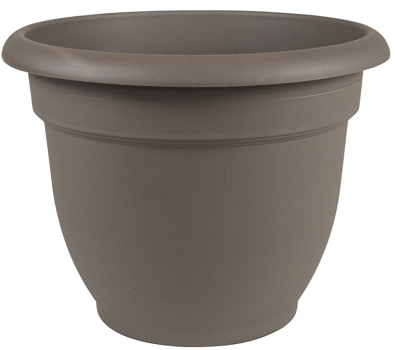 PLANTER CHARCOAL 12IN ARIANA  