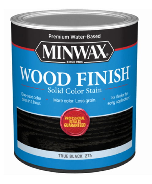 STAIN WOOD S/T TRUE BLACK     