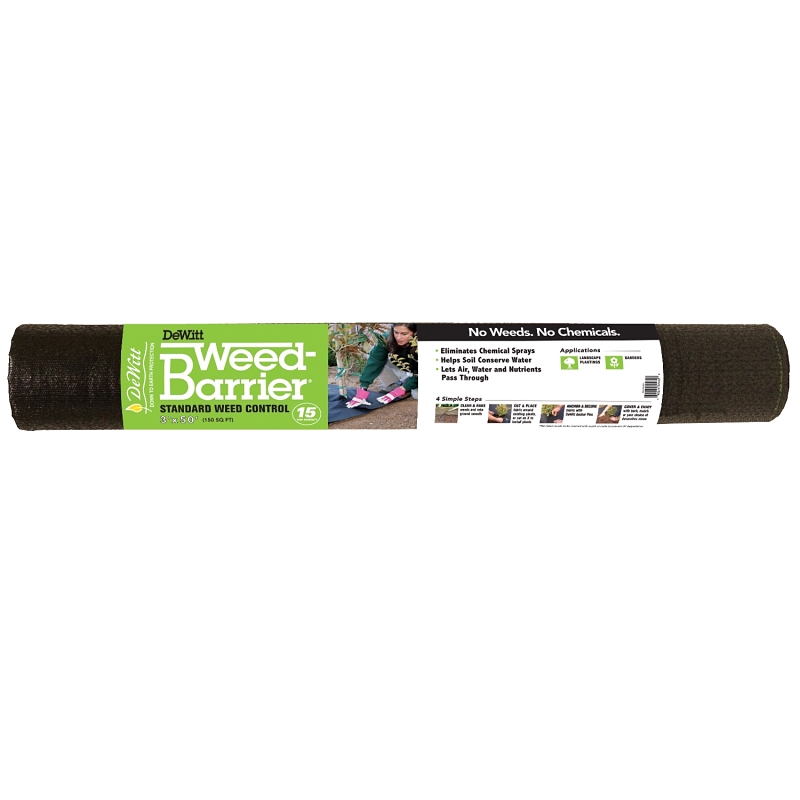 BARRIER WEED 15YR BLACK 3X50FT
