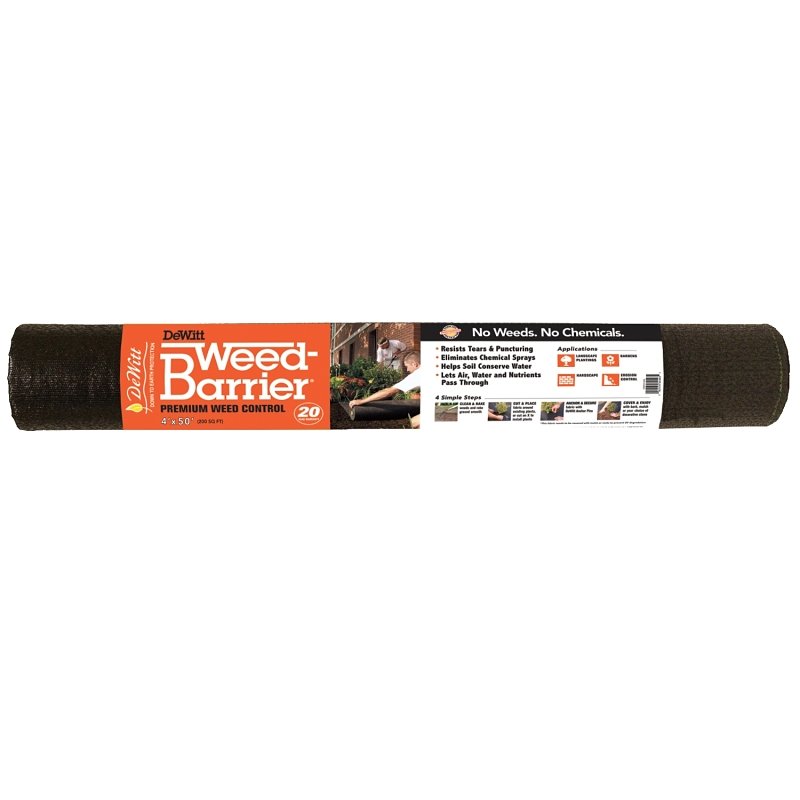 BARRIER WEED 20YR BLACK 4X50FT