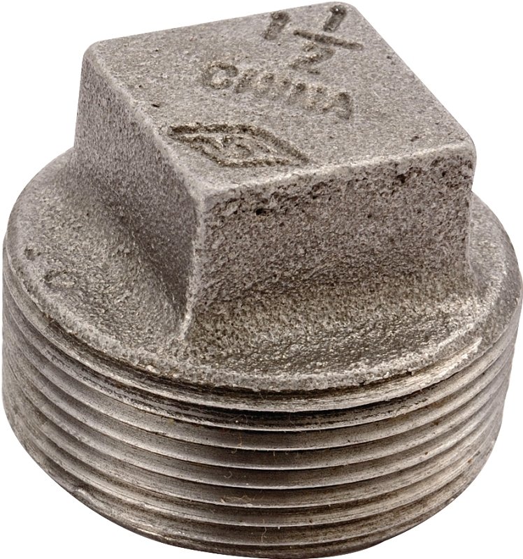 PLUG BLACK MALLEABLE 1 IN     