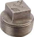 PLUG BLACK MALLEABLE 1 IN     