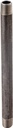 PIPE NIPPLE BLACK 1X3         