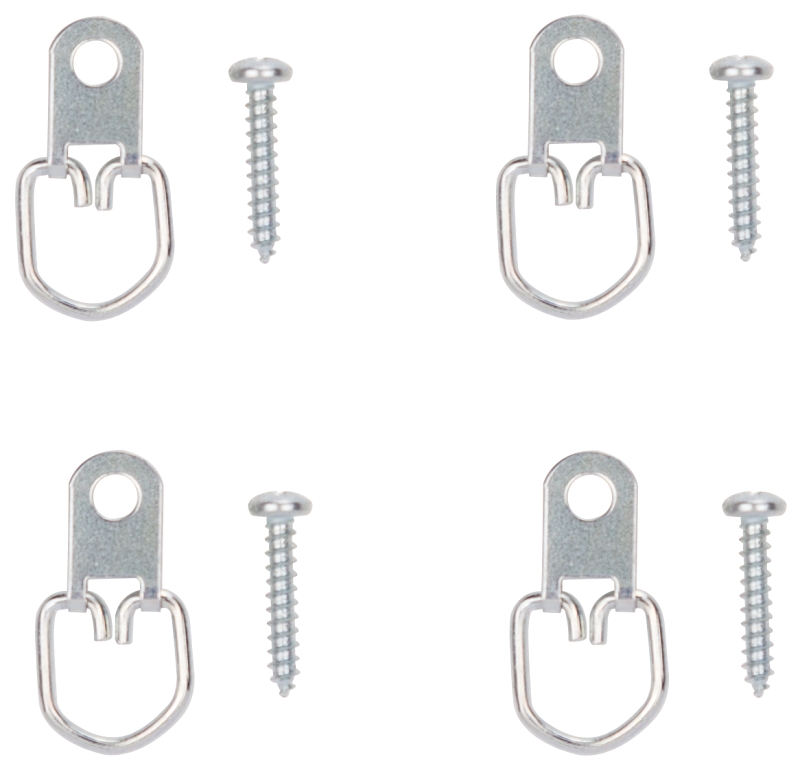 HANGER D-RING SMALL ZINC PLT  