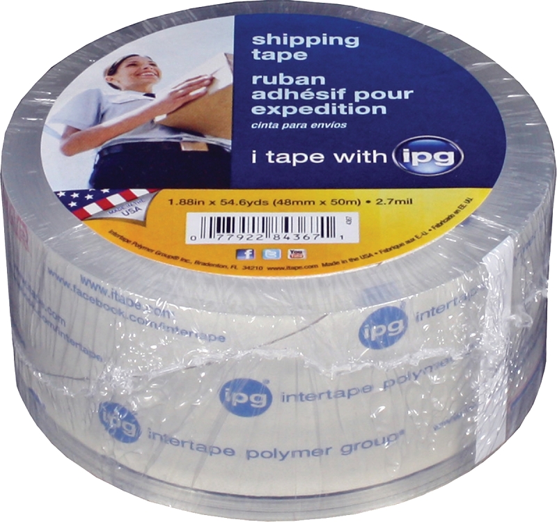 TAPE CTN CLEAR 1.88IN X 54.6YD