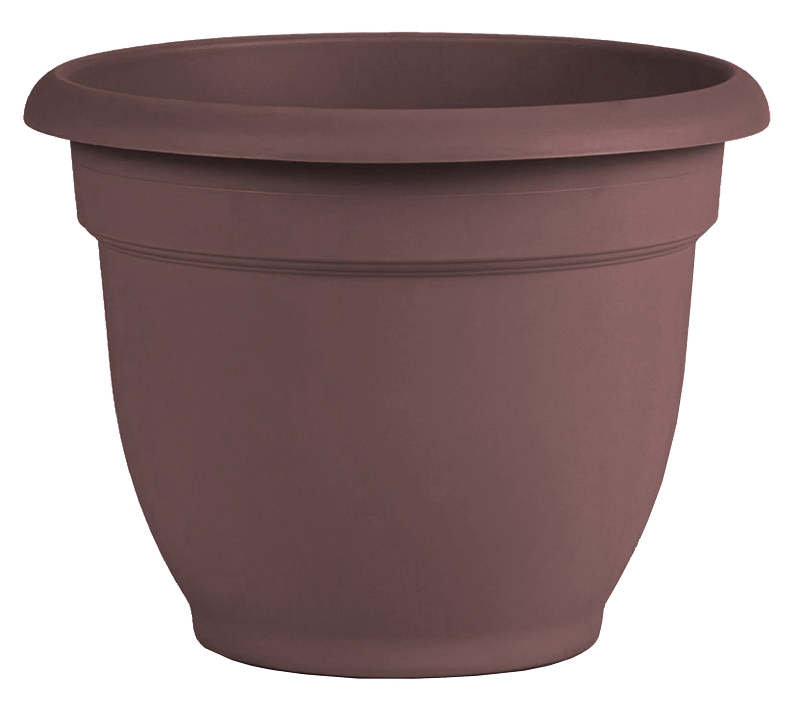 PLANTER PLASTIC MERLOT 12IN   