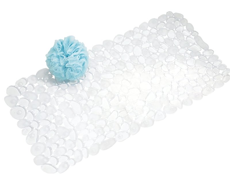[6432793] BATHMAT PEBBLZ CLEAR          