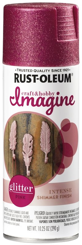 PAINT SPRAY GLTR PINK 10.25OZ 