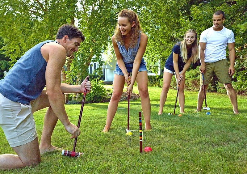 [4778908] CROQUET SET FAMILY OUTDR GAME 