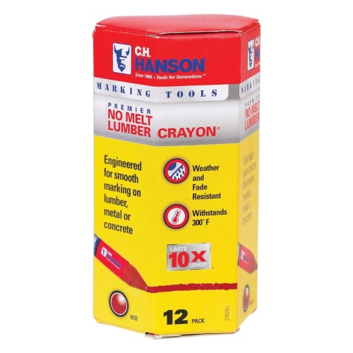 C.H. Hanson 4.5 in. L Lumber Crayon Blue 1 Pc