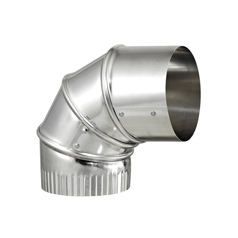 ELBOW VENT ALUMINUM ADJ 4IN   