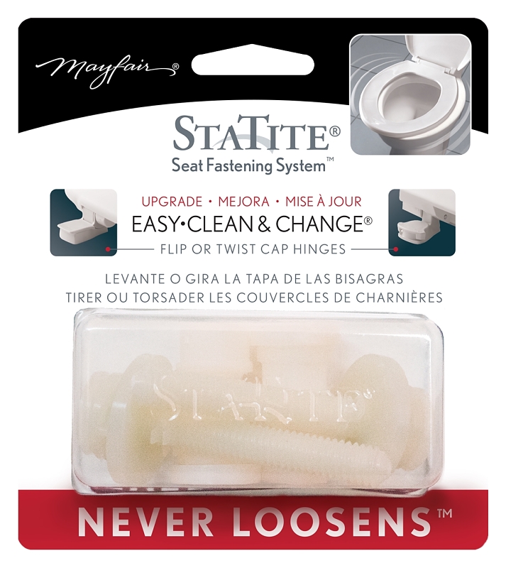 TOILET SEAT HARDWARE KIT 12PC 