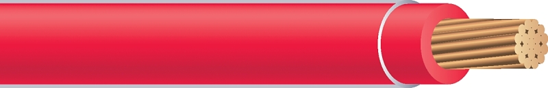 WIRE 10AWG THHN-STR RED 100FT 