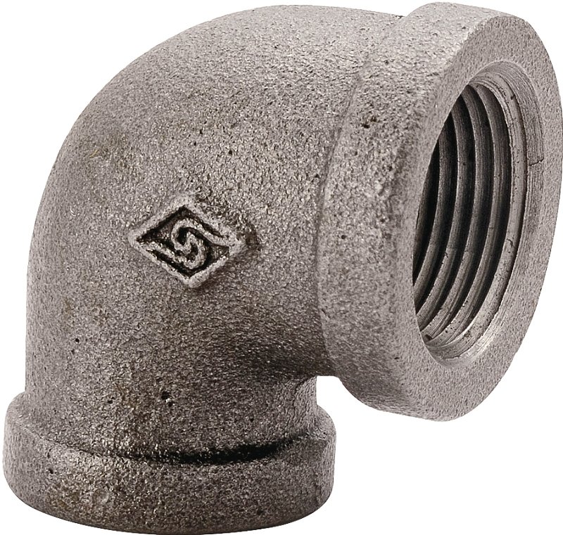 ELBOW 90 DEG BLACK 1-1/2      