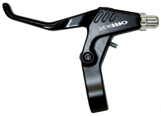 [875102] RS360A ALLOY 2-FINGER V-BRAKE LEVERS BLK pr