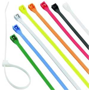 CABLE TIE ASST COLOR 8IN      