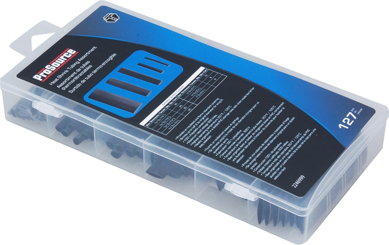 TUBING HEAT SHRINK ASST 127PC 
