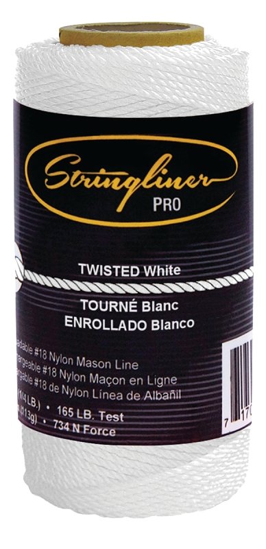 [5908082] TWINE #18X270FT WHITE TWIST NY