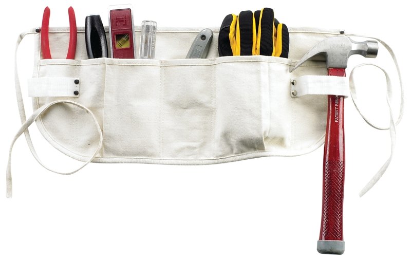 [8497422] APRON CARPENTER 5-PKT CANVAS  