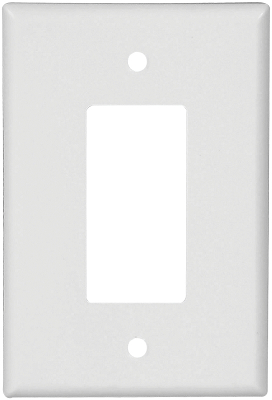 WALLPLATE 1 GANG OVRSZ WHITE  