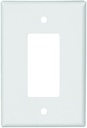 WALLPLATE 1 GANG OVRSZ WHITE  