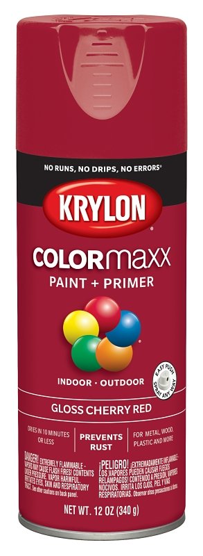 PAINT SPRY GLOSS CHRRY RD 12OZ