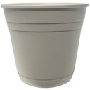 PLANTER/SAUCER TAUPE 12IN     