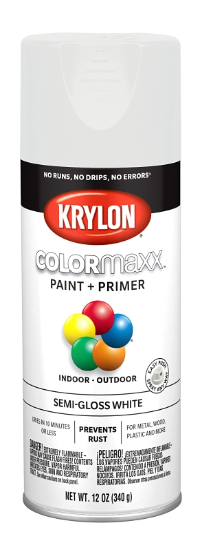 PAINT SPRY SEMI-GLOSS WHT 12OZ
