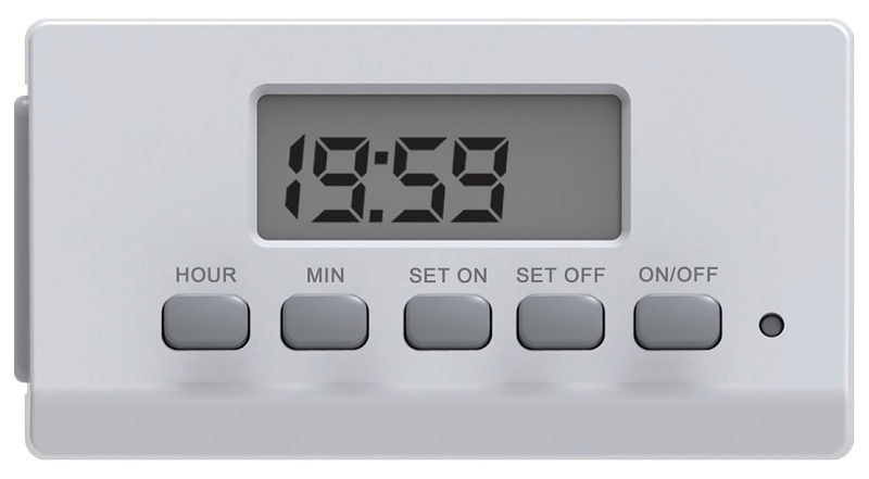 TIMER INDOOR 24HR 1OUT DIGITAL