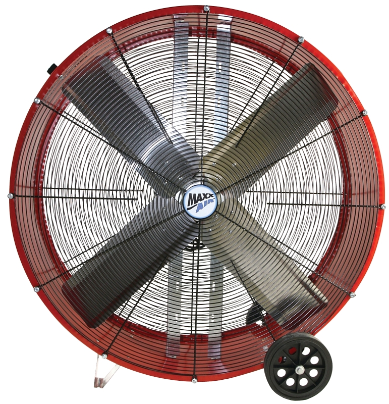 FAN BARREL 1/3HP 30IN RED     