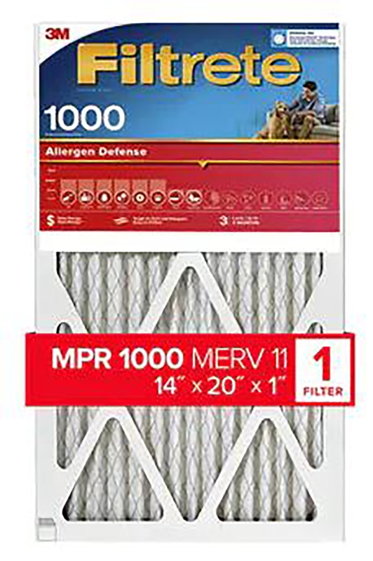 FILTER AC MICRO 14X20X1IN     