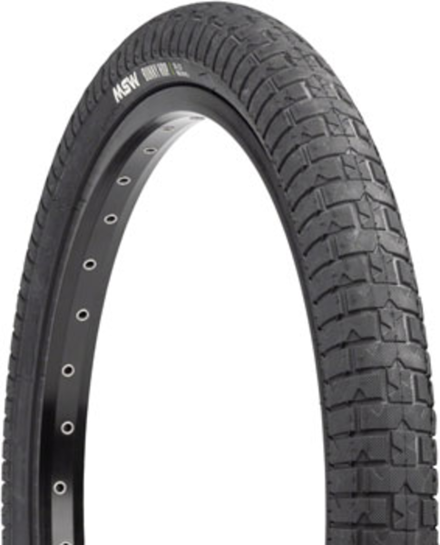 MSW Bunny Hop Tire - 20 x 2.0, Black, Folding Wire Bead, 33tpi  