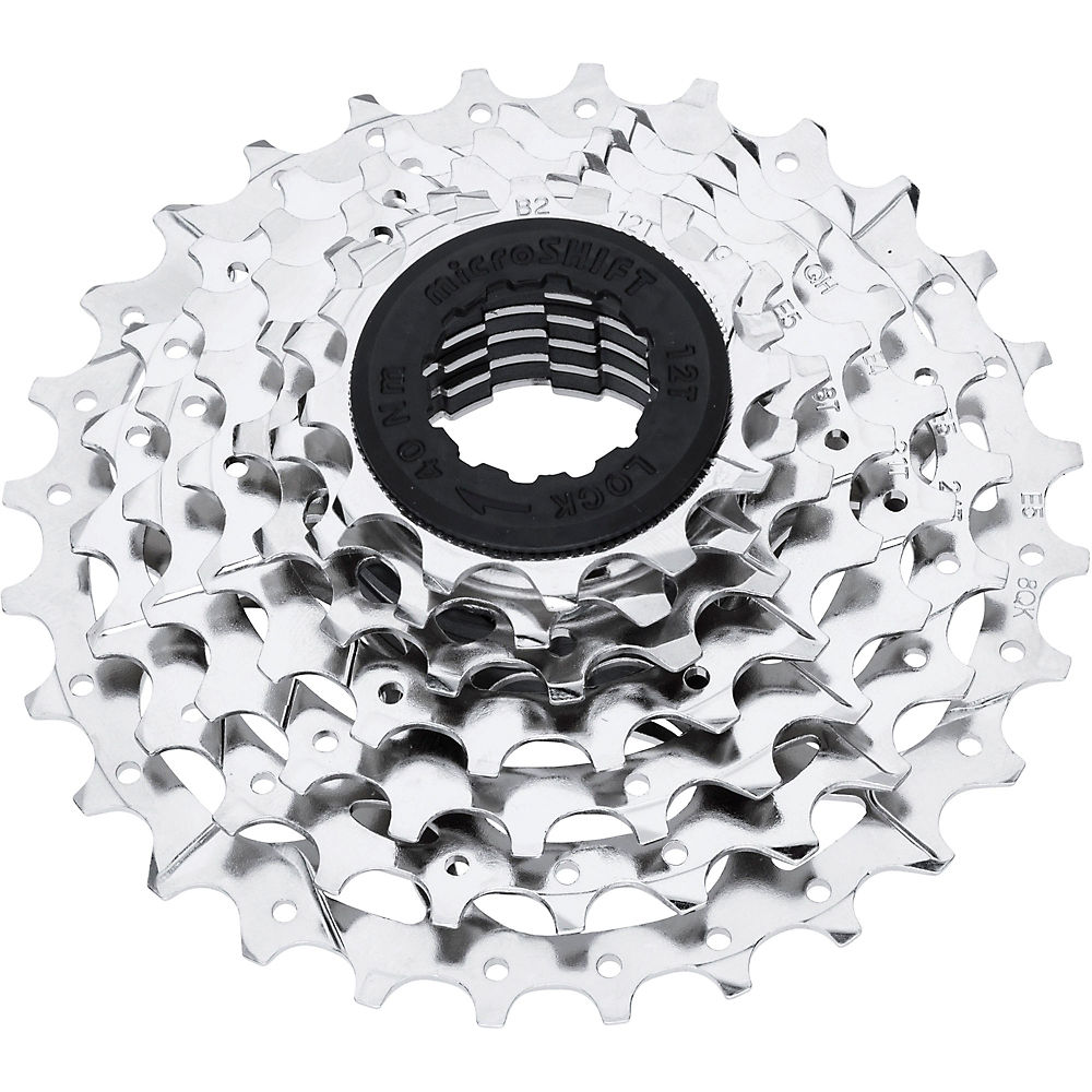 MicroSHIFT H07 Cassette - 7 Speed  12-28t  Silver  Nickel Plated