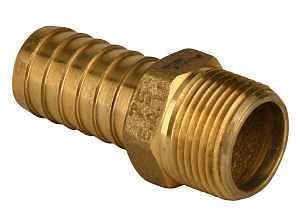 [4008256] MA75NL 0.75 in. Yellow Brass - Male Adapter with Barbed End