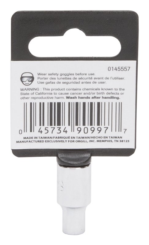 SOCKET 3/16IN 1/4DRIVE 6PT