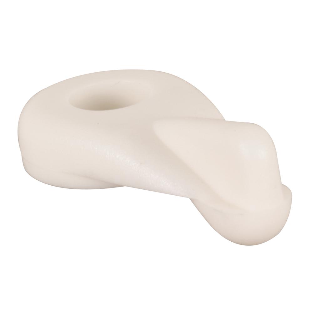 Prime-Line 1/16 in. D X 3/4 in. L Matte White Nylon Converging Door Kit 8 Pc