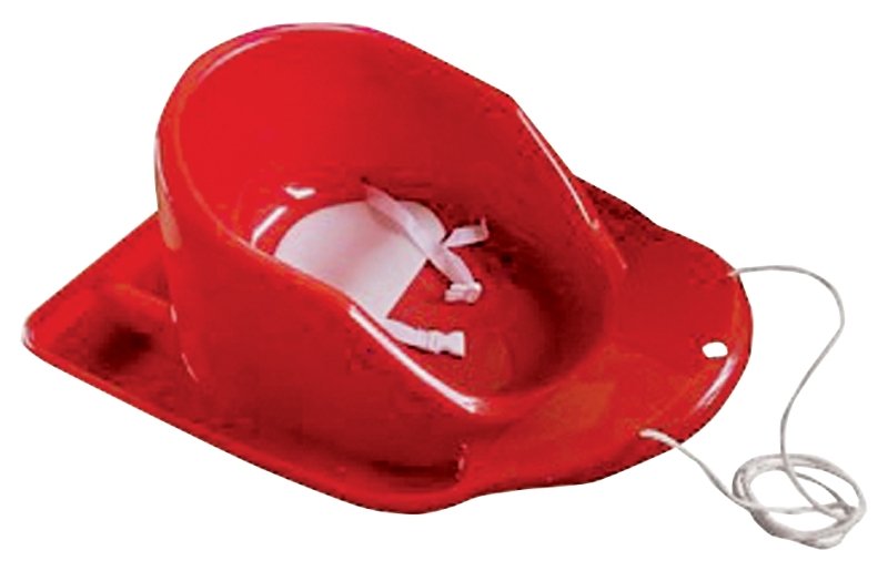 Flexible Flyer Toddler Boggan Red Plastic Injection Molded Toboggan 27 L X 10.5 H X 20.25 W in