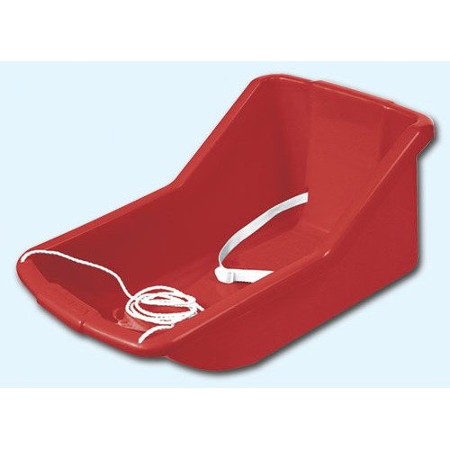 Flexible Flyer Toddler Boggan Red Plastic Injection Molded Toboggan 27 L X 10.5 H X 20.25 W in