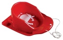 Flexible Flyer Toddler Boggan Red Plastic Injection Molded Toboggan 27 L X 10.5 H X 20.25 W in