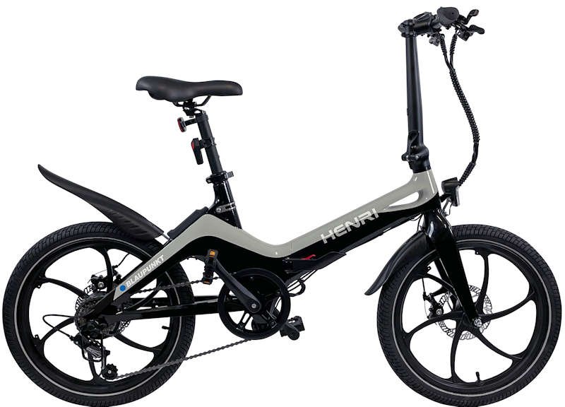 [200001] BLAUPUNKT HENRI 20" FOLDING E-BIKE SILVER/BLACK CLASS-2