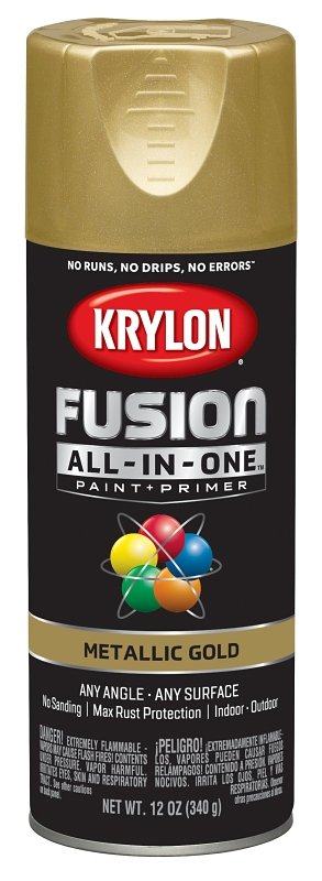 PAINT SPRY METALLIC GOLD 12OZ 