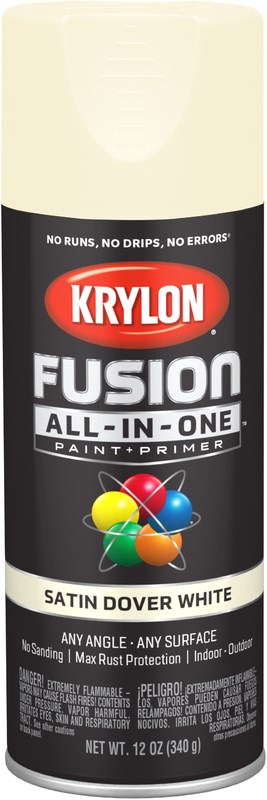 PAINT SPRY STN DOVER WHT 12OZ 