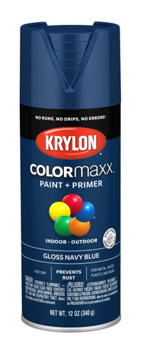 PAINT SPRY GLOSS NVY BLUE 12OZ