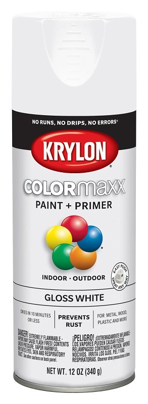 PAINT SPRY GLOSS WHITE 12OZ   