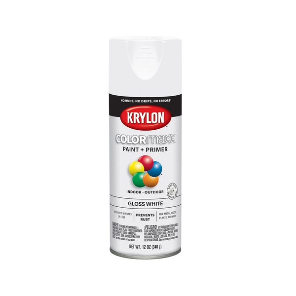 PAINT SPRY GLOSS WHITE 12OZ   