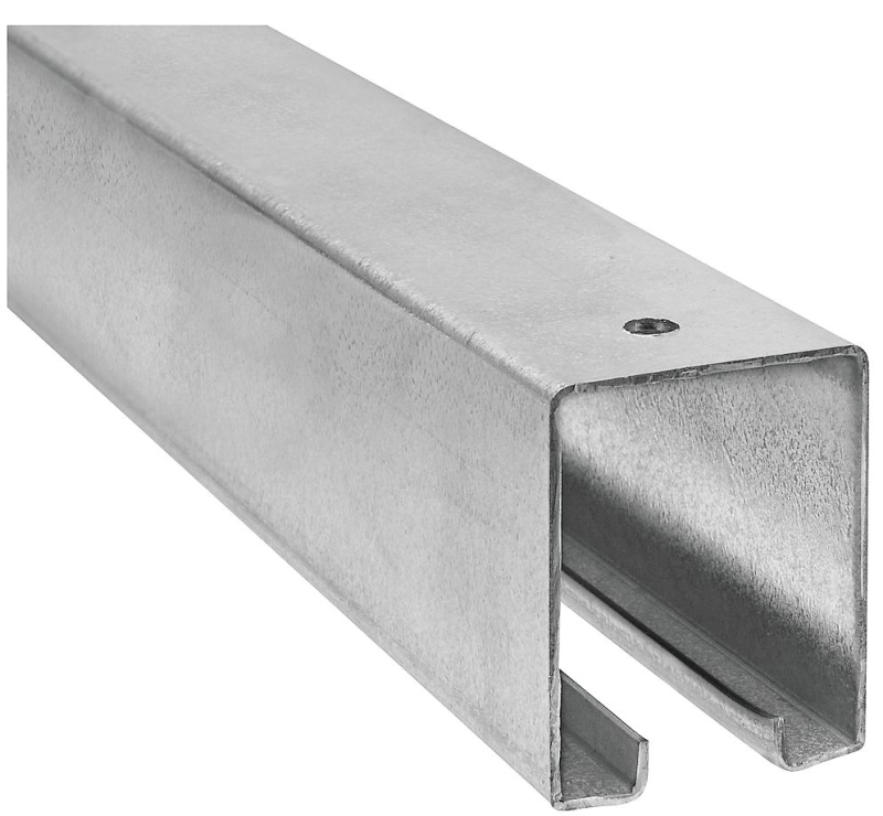 RAIL BARN DOOR STL GALV 12FT  
